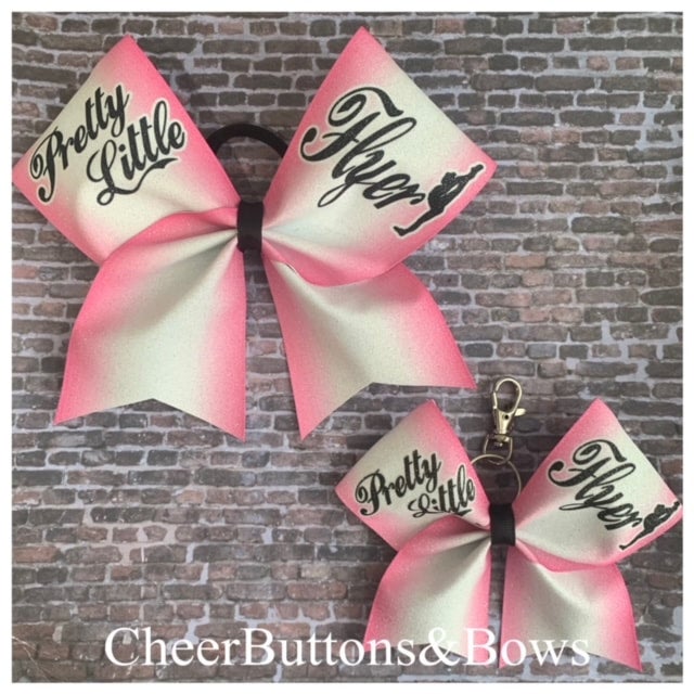 Cheer Buttons and Bows - Custom mini bow keychain for Hazel. Order from my   shop or online store. CheerButtonsAndBows.com #cheerbow #cheerleading # cheerleader #cheerislife #cheer #cheerleader #cheercoach #cheerleaders  #cheerbows #hairbows